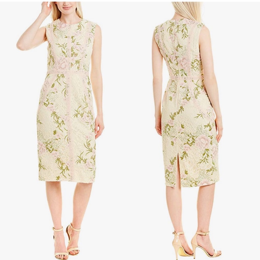 Dress the Population Penelope Sleeveless Lace Sheath Dress - Picture 2 of 12